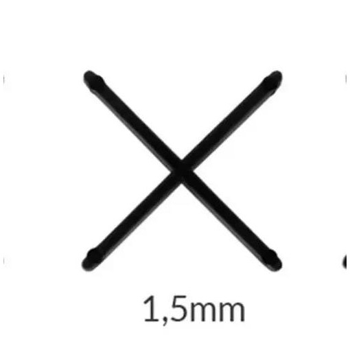 Espaçador Para Pisos e Revestimentos 1.5mm