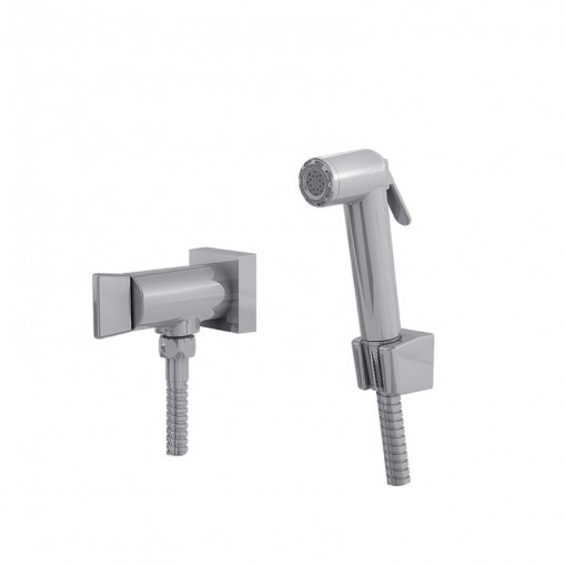 Ducha Higienica Com Gatilho ABS Flexivel Cromado 1739 1/2 C210 Linha Prima 210 Fani