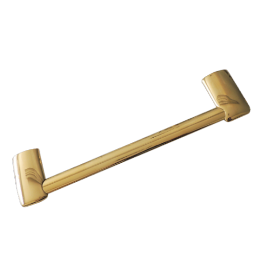 Porta Toalha de 280mm em Latão Dourado Linha Bellagio 18489 Italy Line