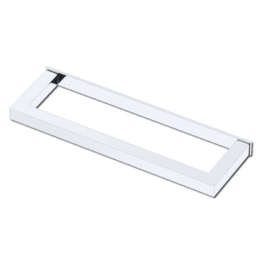Porta Toalha Argola em Latão Cromado Linha Contemporânea 10431 Italy Line