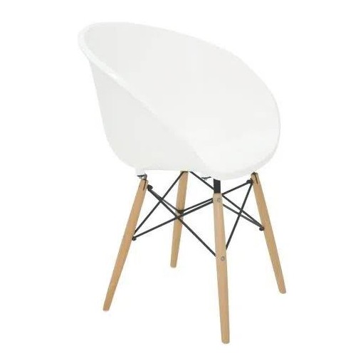 Cadeira Elena Branco Com Base 3-D 92081010 Tramontina