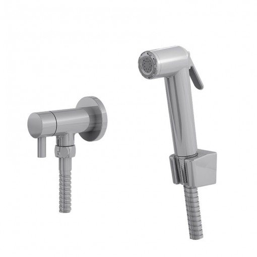 Ducha Higienica Com Gatilho ABS Flexivel Cromado 1739 1/2 C95 Linha Slim 95 Fani