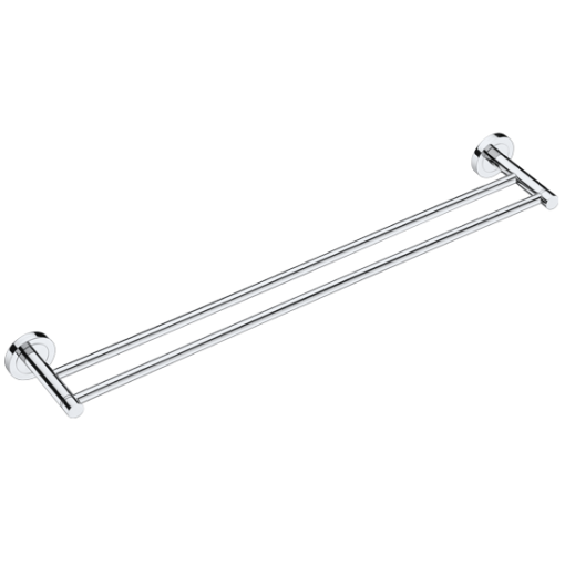 Porta Toalha Duplo Linha Spazio 600mm Italy Line