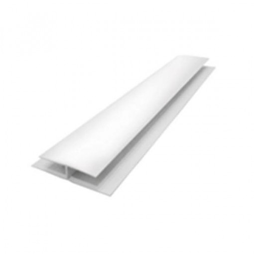 Emenda PVC H Rigida Branco Brilho 6 Metros Plasforro