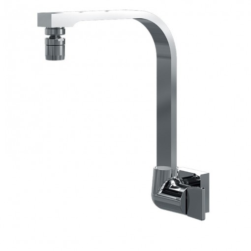 Torneira Para Pia Parede Bica Móvel Com Arejador Articulável Cromado 1169 1/2x3/4 C210 Linha Prima 210 Fani