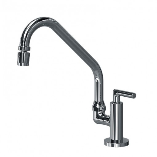 Torneira Para Pia Mesa Bica Móvel Com Arejador Articulável Cromado 1166 1/2 C182 Linha Jade Classica 182 Fani