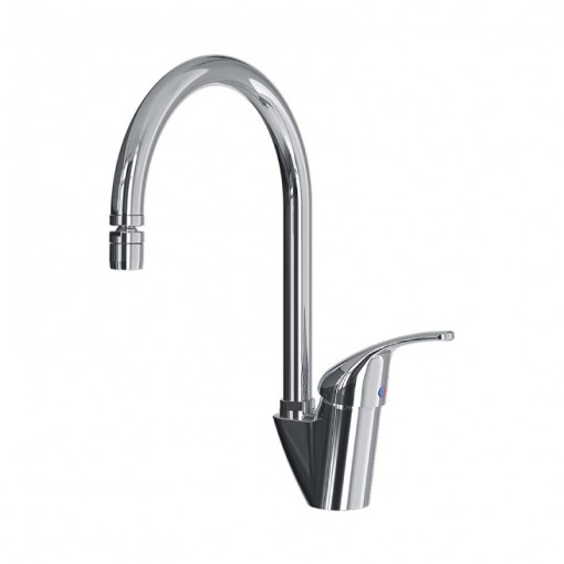 Misturador Monocomando Mesa Para Cozinha Bica Alta Móvel Cromado 6256 1/2 C620 Linha Domus 620 Fani