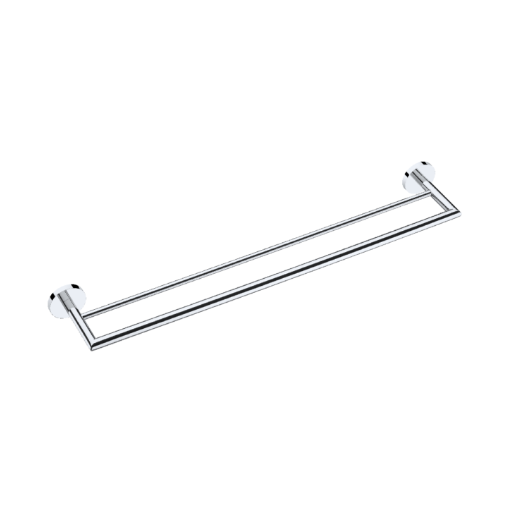 Porta Toalha Longo Duplo 600mm Inox 304 Linha Opera - ITALY LINE
