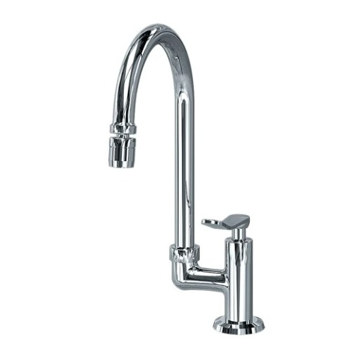 Torneira Para Pia Mesa Bica Móvel Com Arejador Cromado 1166  C88  Fani