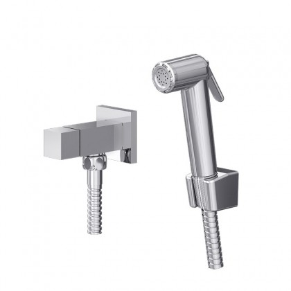 Ducha Higienica Com Gatilho ABS Flexivel Cromado 1739 1/2 C105 Linha Hera 105 Fani