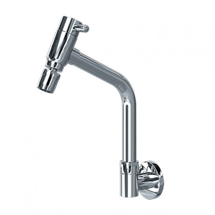 Torneira Para Pia Parede Bica Móvel Com Arejador Articulável Cromado 1169 1/2x3/4 C95 Linha Slim 95 Fani